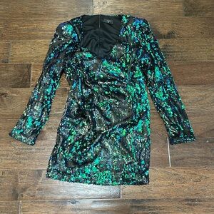 Reversible Sequin Dress